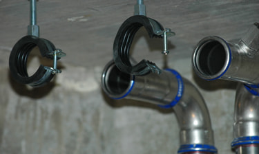 Vue des tubes de chauffage Vue des tubes de chauffage